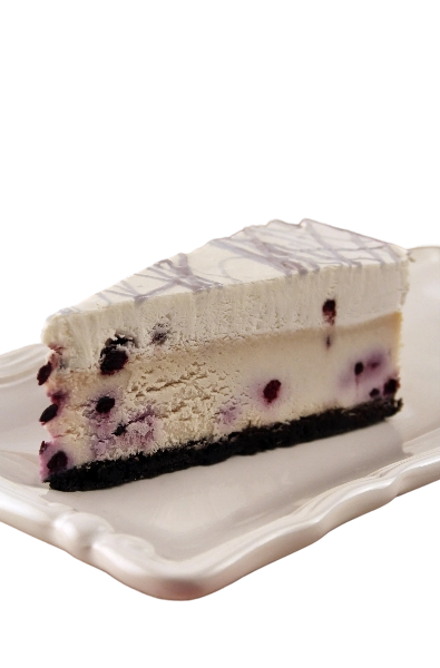 White Chocolate Blueberry Cheesecake