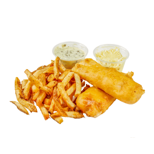 Haddock Fish and Chips (2 pcs)